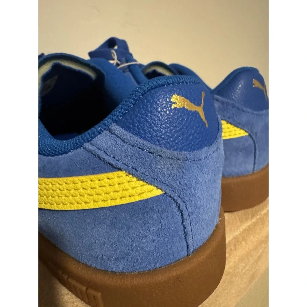 Puma suede classic terrace sneaker shoes Women's  Size 4.5 leather blue yellow